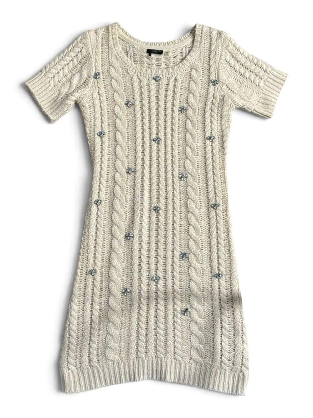 Dex Cable Knit Sweater Dress